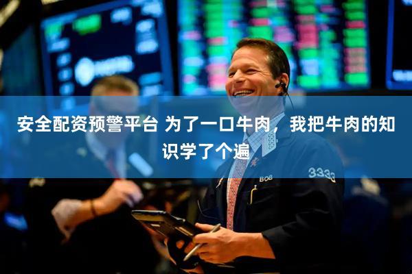 安全配资预警平台 为了一口牛肉，我把牛肉的知识学了个遍